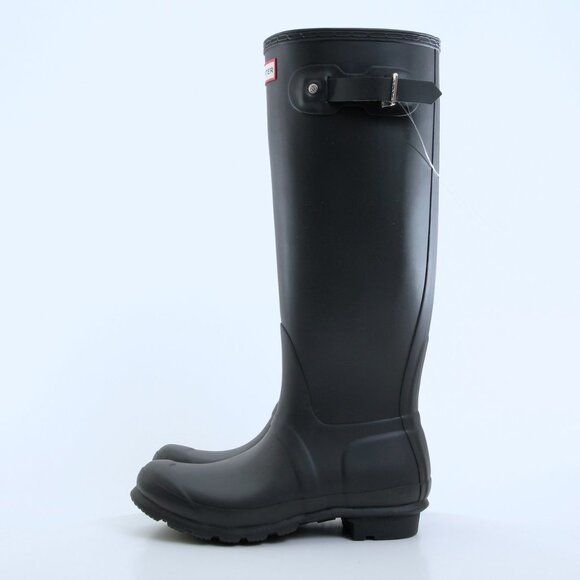 NIB Hunter Original Tall Rain Boots Matte in Black Women Size 8 - Picture 6 of 15